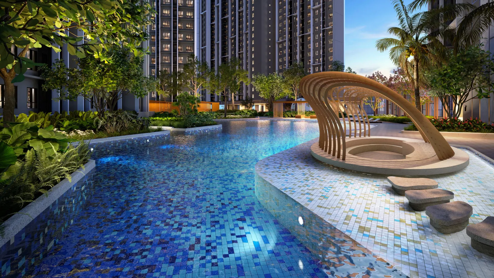 EXSIM Causewayz Square JBCC Brixton & Dover — Horizon Pool lifestyle facility